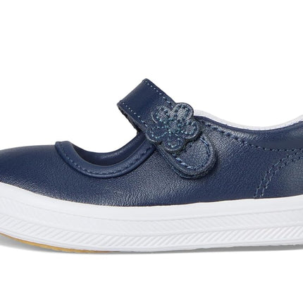 Keds Girl's Ella Mary Jane (Toddler/Little Kid) Sneaker, Navy, 4 Little Kid