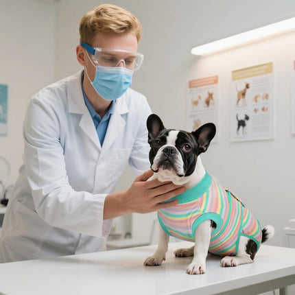 Kuoser Recovery Suit for Dogs Cats, Soft Dog Surgery Suit Female Male Spay