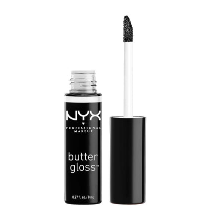 NYX PROFESSIONAL MAKEUP SIONAL MAKEUP Brillo de Labios Butter Gloss, No Pegajoso - Licorice (Negro)