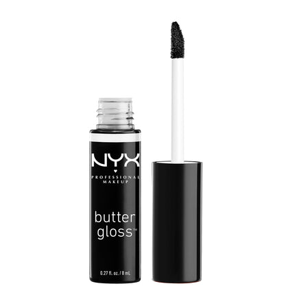NYX PROFESSIONAL MAKEUP SIONAL MAKEUP Butter Gloss, Non-Sticky Lip Gloss - Licorice (Black)