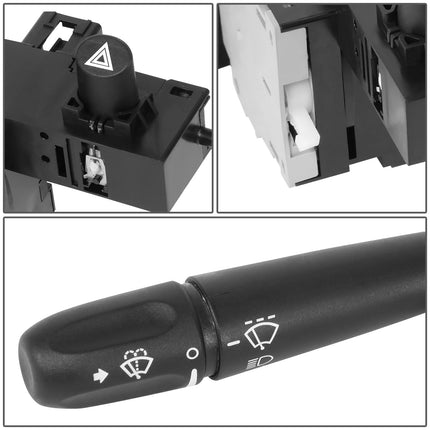 DNA MOTORING OE Style Combination Switch Compatible with 02-08 Dodge Ram 1500 Pickup / 03-09 2500 3500 Pickup, OEM-SW-0109, 1S3716, SM415