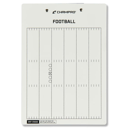 Champro Football Coach's Board (White, 12 x 9-Inch)