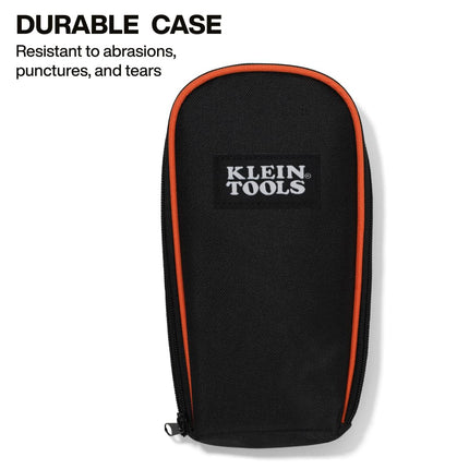 Klein Tools 80196 Digital Multimeter Kit with Case, Manual-Ranging 600V AC/DC Voltage Tester, Tests Batteries, Current, Resistance, Diodes, and Continuity, Protective Carrying Case