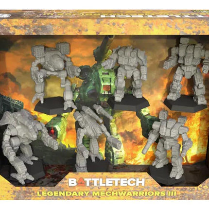 Catalyst Game Labs BattleTech | Figurines | ForcePack Legendary MechWarriors III | Extension | Jeu de Figurines 14+ | Jeu en anglais