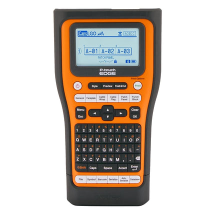 Brother PT-E560BTVP P-Touch Edge Handheld Industrial Label Printer with Bluetooth and Dual auto-Cutter (up to 24mm Labels)