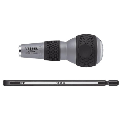 Vessel Ball Grip (Bit-Replaceable Tang-Thru Screwd