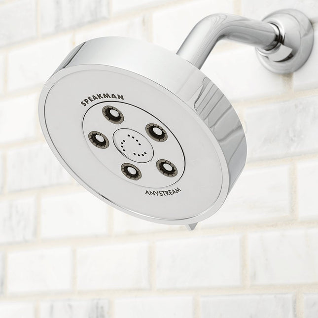 Speakman S-3010-E2 Neo Anystream Adjustable Shower Head for Stylish Bathroom Décor, Polished Chrome, 2 GPM
