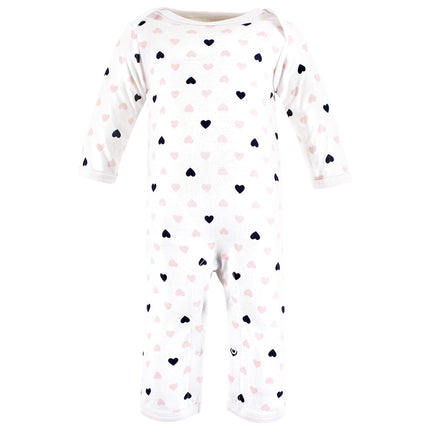 Hudson Baby Mamelucos de Algodón Unisex para Bebé, Rosa Navy Niña-Papá, 3-6 Meses, Rosa Navy Niña Papá, 3-6 Meses