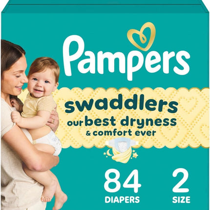 Pampers Pampers Swaddlers Diapers Size 2 84 Count,