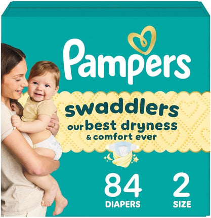 Pampers Pampers Swaddlers Diapers Size 2 84 Count,