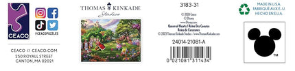 Ceaco - Thomas Kinkade - Disney - Queen of Hearts - 1000 Piece Jigsaw Puzzle