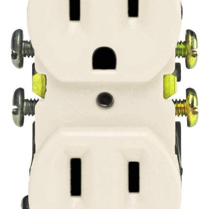 Leviton 5320-TMP 15 Amp, 125 Volt, Duplex Receptac
