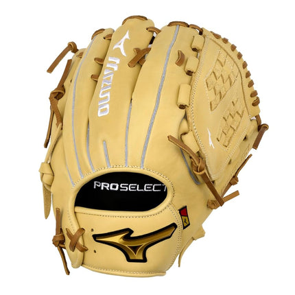 Mizuno GPSF-70D Pro Select FP | Gant de fastpitch pour champ extérieur de première qualité | 12,5" | Poche profonde | Toile Tartan