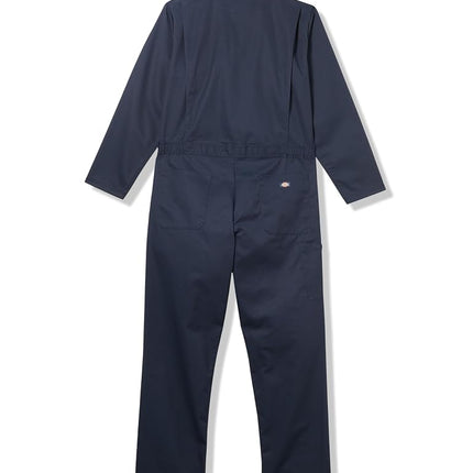 Dickies Monos de Manga Larga Refrescantes para Mujer, Azul Marino Oscuro, Talla XL