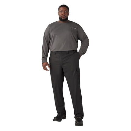 Pantalones de trabajo ajustados Dickies 873 para hombre, negros, 29W x 32L