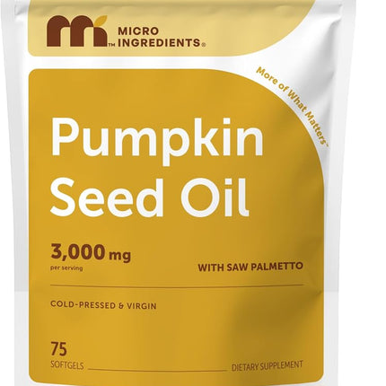 Micro Ingredients Pumpkin Seed Oil with Saw Palmet