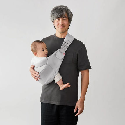 Ergobaby Upsie Hip Sling – Pearl Grey Baby Carrier – Lightweight, Adjustable Sling for Toddlers – Breathable & Ergonomic Design