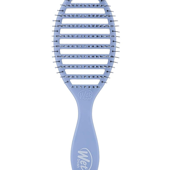 Wet Brush Speed Dry Hair Brush - Free Spirit, Sky - Vented Design and Ultra Soft HeatFlex Bristles Are Blow Dry Safe With Ergonomic Handle Manages Tangle and Uncontrollable Hair - Pain-Free