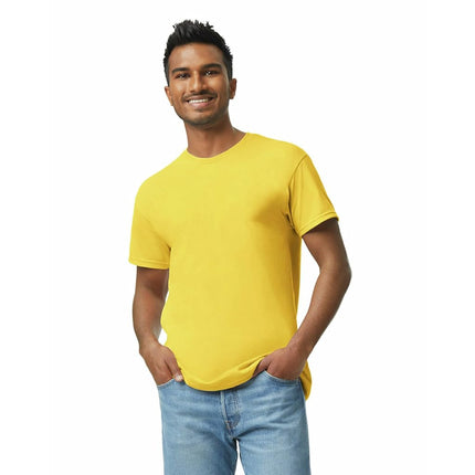 Gildan Heavy Cotton T-Shirt, Style G5000, Multipack, Daisy (3-Pack), XL (Pack of 3)