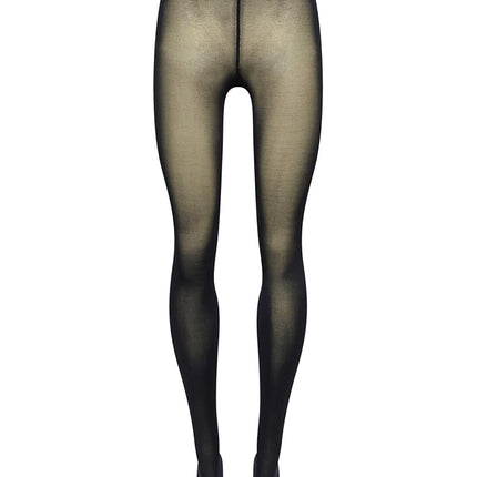Wolford Women's Velvet de Luxe 50 Lined 50 DEN Tights, Blue (Admiral), Large (Manufacturer Size: L)