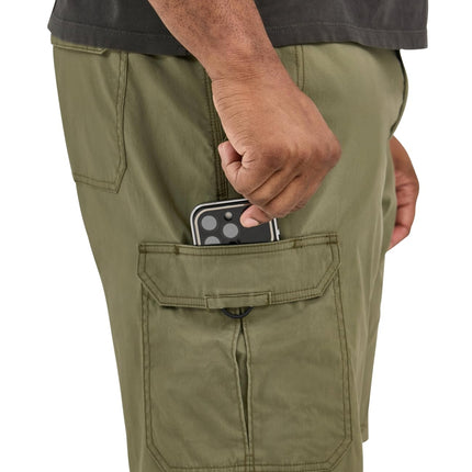 Lee Men's Big & Tall Extreme Motion Crossroad Cargo Short, Olive Night, 56 Big