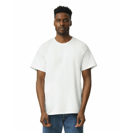 Gildan Men's Ultra Cotton T-Shirt, Style G2000, Multipack, White (3-Pack), 3XL (Pack of 3)