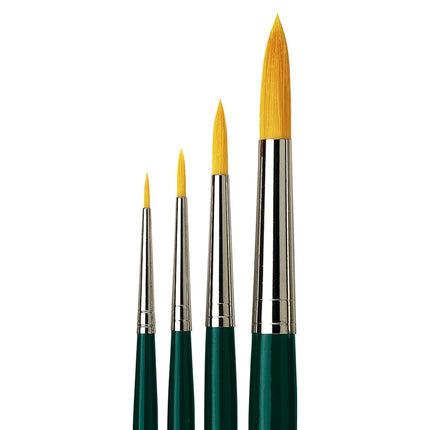 Da Vinci 4219 Series Synthetic Brush Set, Bristle, Green/Blue/Black, 30 x 30 x 30 cm