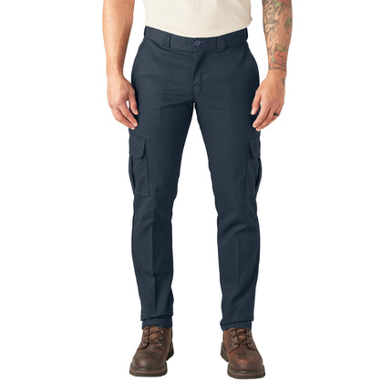 Dickies Men's Slim Fit Cargo Pants, Dark Navy, 28W