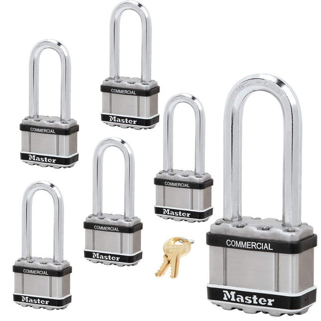 Master Lock Magnum Padlock - 2" W x 2-1/2"L Shackl