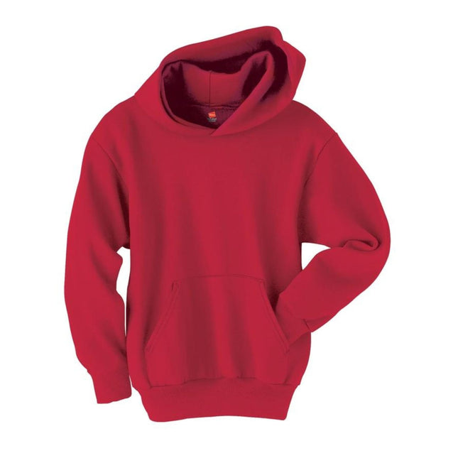 Hanes Boys' Eco Smart Pullover Hoodie, Deep Red, S