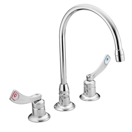Moen 8225 Commercial M-Dura Widespread Kitchen Faucet 2.2 gpm, Chrome