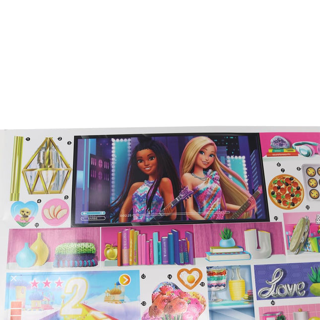 Piezas de repuesto para la casa de muñecas Barbie Dreamhouse HMX10 - Juego de etiquetas de repuesto - Pegatinas