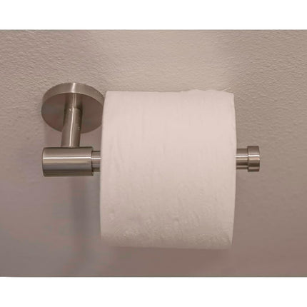 Design House 558346 Graz Modern Toilet Paper Holder for Bathroom Satin Nickel