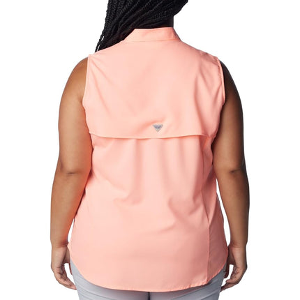 Columbia Women's Tamiami™ Women's Sleeveless Shirt, Tiki Pink, X-Small