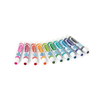 Crayola Ultra- Clean Washable Stampers Markers, 10Pc/Package