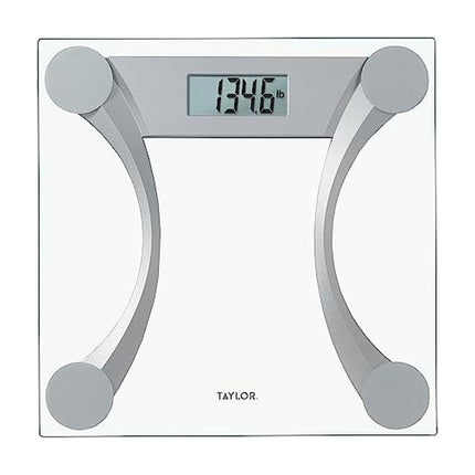 Taylor 400 Lb. Capacity Clear Glass Digital Bathro