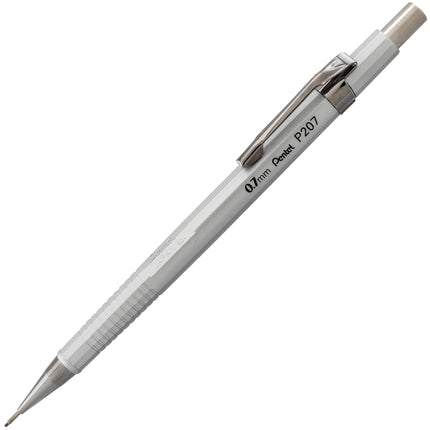 Sharp Mechanical Pencil (0.7mm) Metallic Barrels, Assorted Barrel Colors, 2-Pk (P207MBP2M1)
