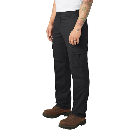 Dickies Men's Slim Fit Cargo Pants, Black, 28W x 32L
