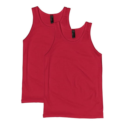 Hanes Men's X-Temp Tank Top 2 Pack, Deep Red, Smal