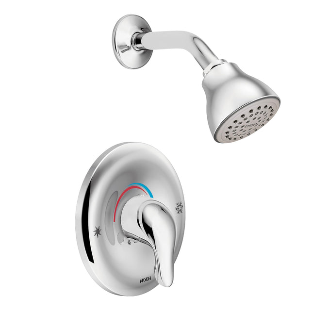 Moen L2352 Chateau Garniture de douche et robinet monocommande Posi-Temp, Chrome