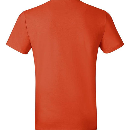 Camiseta de algodón Nano Premium para hombre Hanes (paquete de 2), naranja, mediana