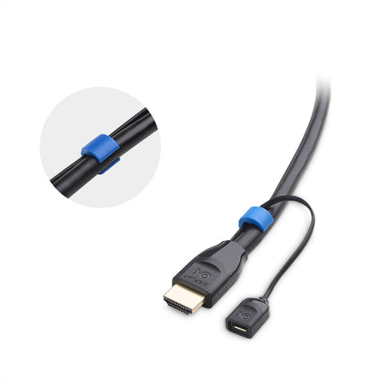 Câble HDMI Long Cable Matters Unidirectionnel Actif 48Gbps Ultra HD 8K de 7,5 m avec HDR pour PS5, Xbox Series X/S, RTX3080 / 3090, RX 6800/6900, Apple TV et autres