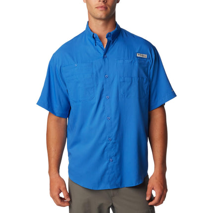 Columbia Men's Big and Tall Tamiami II SS Shirt, Vivid Blue, 3X