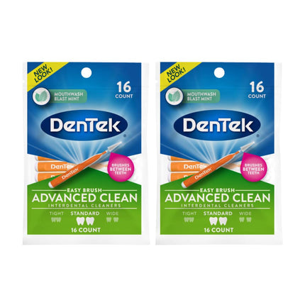 DenTek Easy Brush Interdental Cleaners, Mint 16 Co