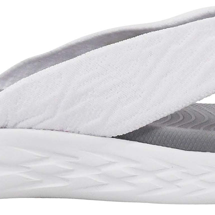 Skechers Women's Flip Flops, White opulent garden, 3 UK