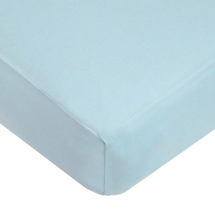 Sábana Ajustable de Punto de Algodón Jersey 100% Natural Supreme de American Baby Company para Colchones de Cuna Estándar y Colchones para Niños Pequeños, Royal, Suave Transpirable, para Niños