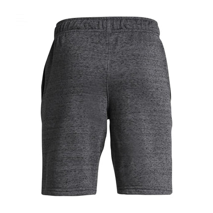 Under Armour Boys' Rival Terry Shorts, (025) Castlerock Light Heather / / Black, X-Small