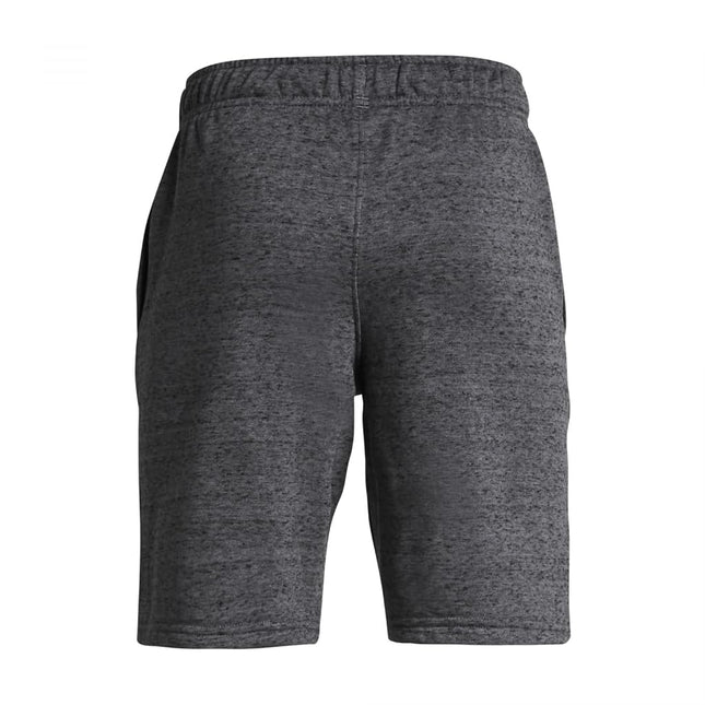 Under Armour Boys' Rival Terry Shorts, (025) Castlerock Light Heather / / Black, X-Small