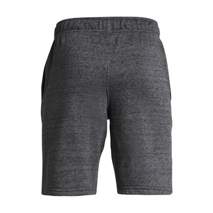 Under Armour Pantalones Cortos Rival Terry para Niño, (025) Castlerock Light Heather / / Negro, XS