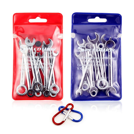 SPEEDWOX Mini Wrench Set Metric SAE Ignition Wrenc